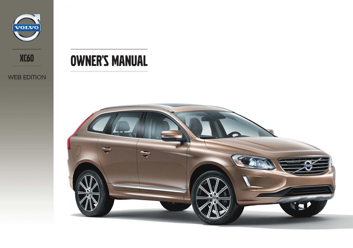 Volvo XC60 I 1 FL owners manual / page 1
