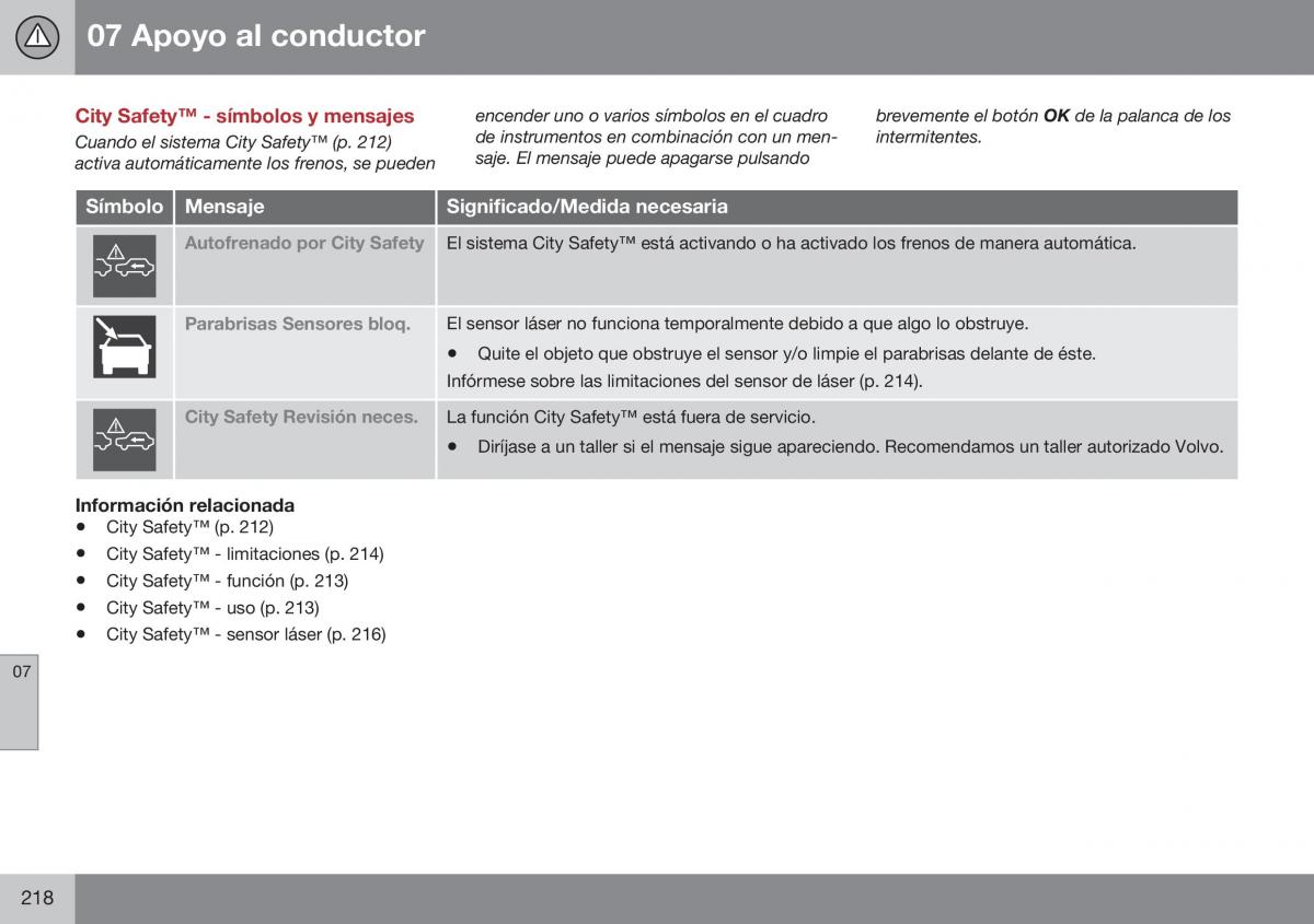 Volvo XC60 I 1 FL manual del propietario / page 220