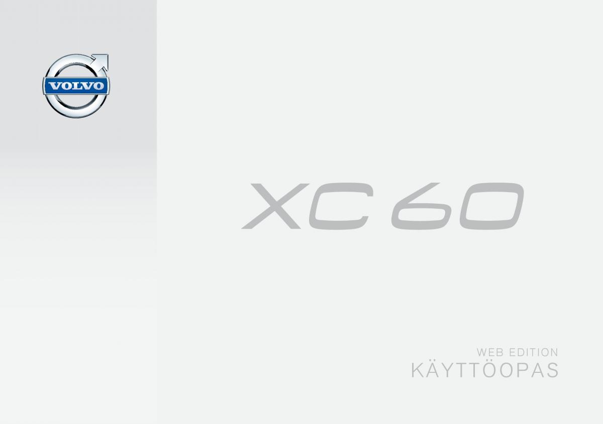 Volvo XC60 I 1 FL omistajan kasikirja / page 1