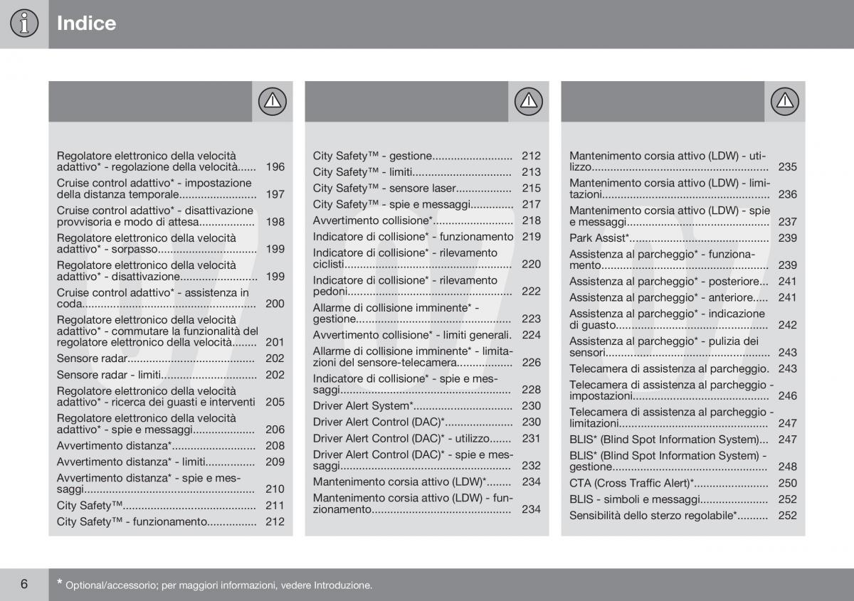 Volvo XC60 I 1 FL manuale del proprietario / page 8