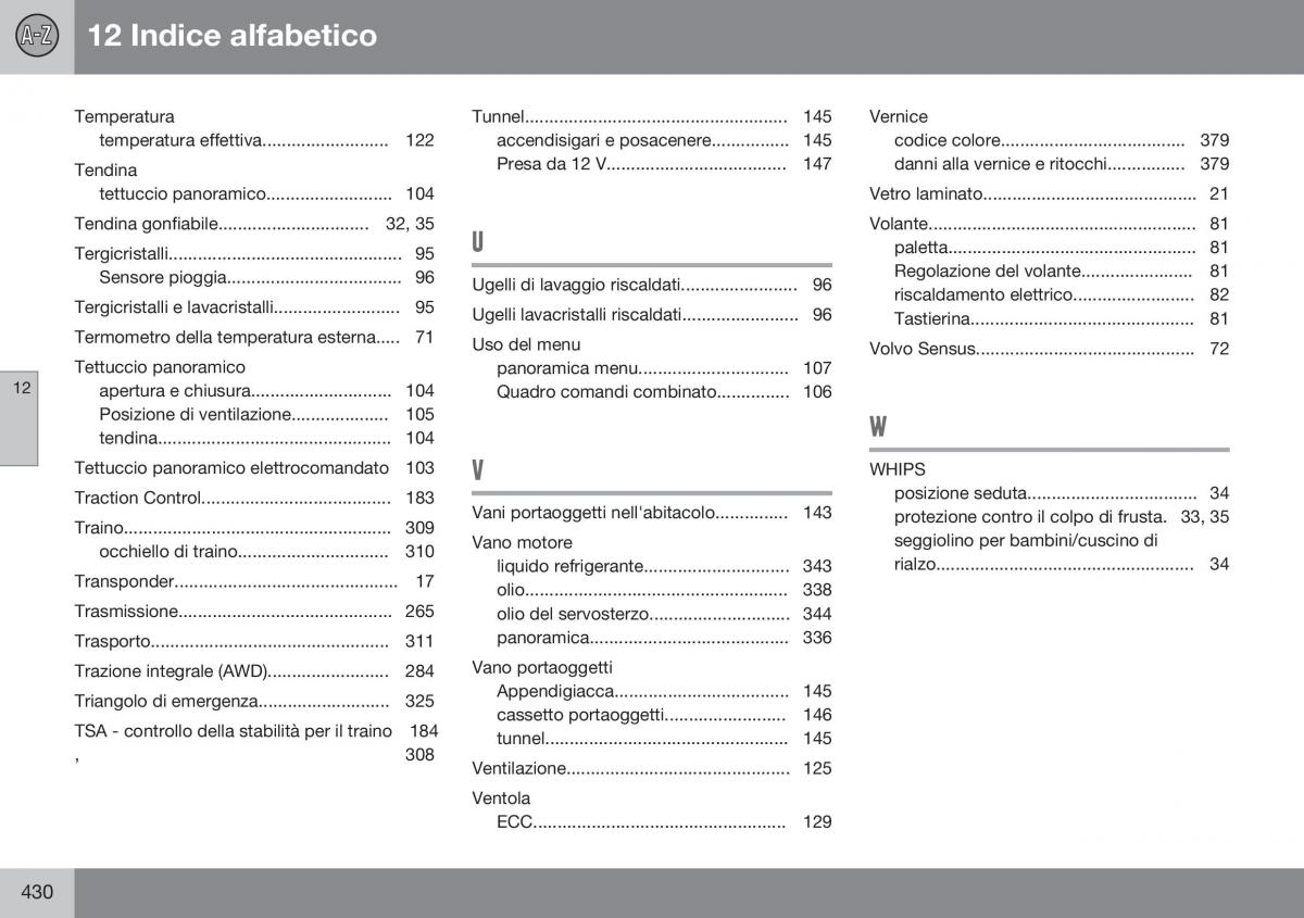 Volvo XC60 I 1 FL manuale del proprietario / page 432