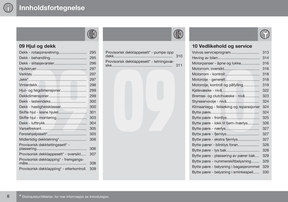 Volvo XC60 I 1 FL bruksanvisningen / page 10