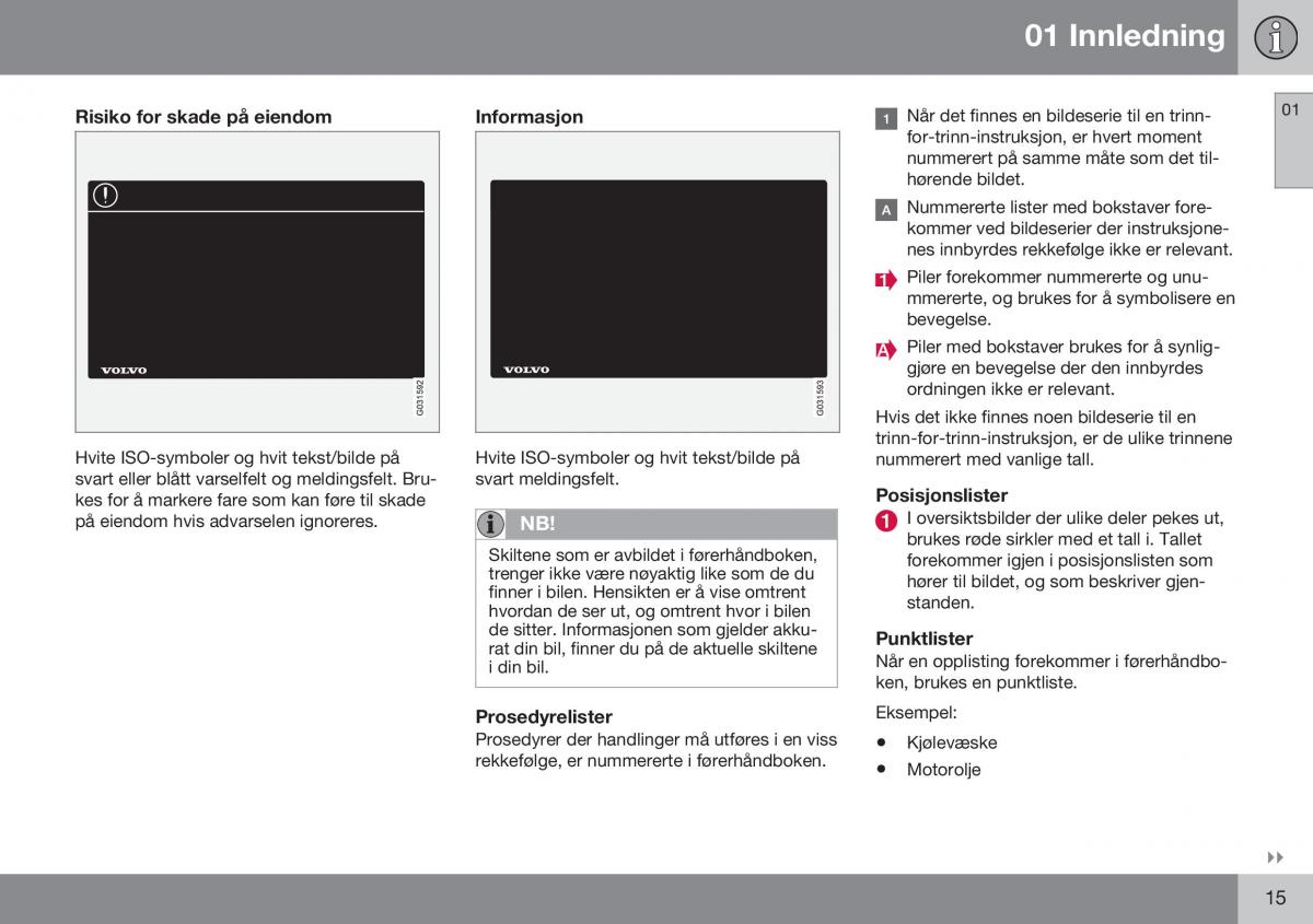 Volvo XC60 I 1 FL bruksanvisningen / page 17