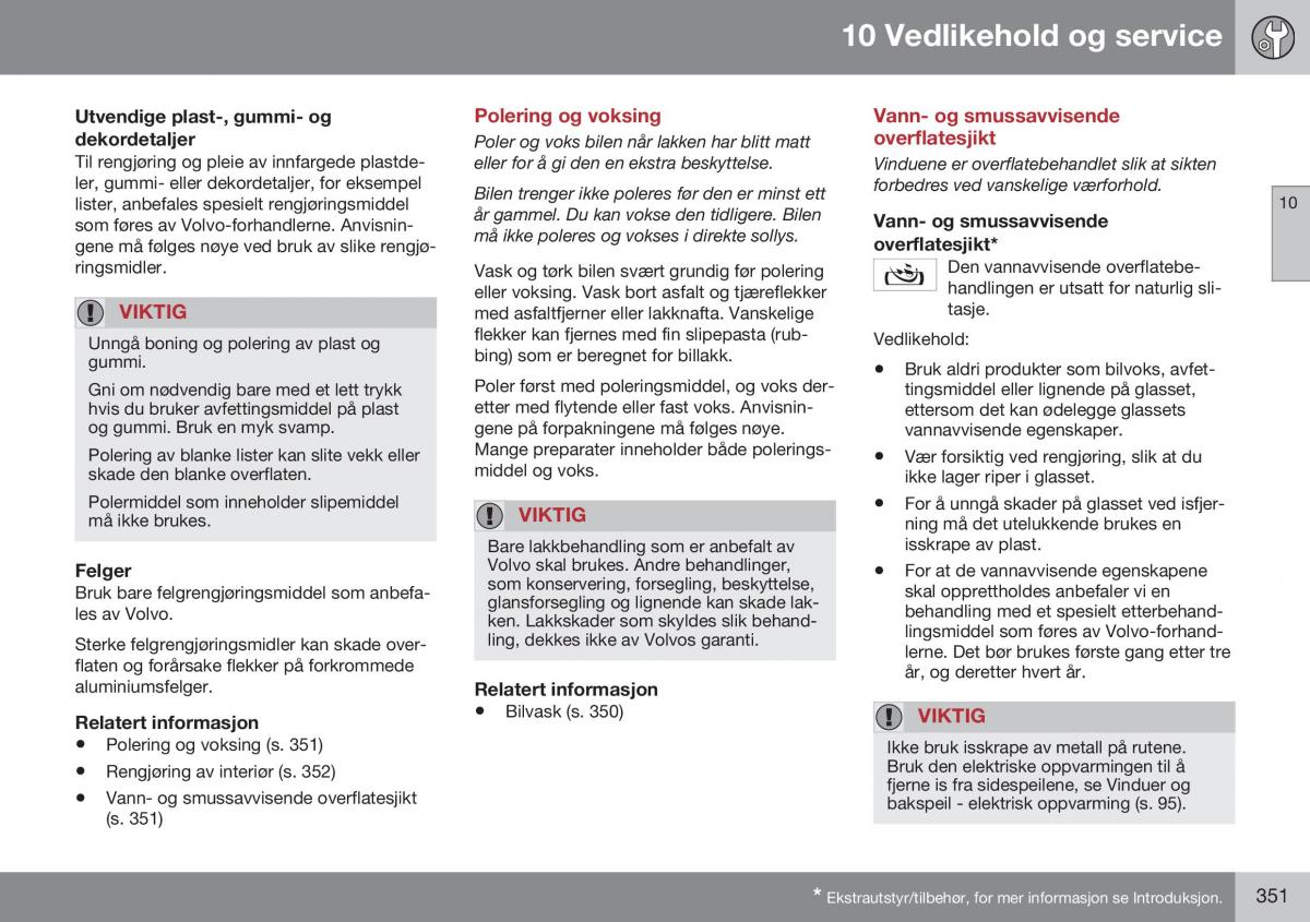Volvo XC60 I 1 FL bruksanvisningen / page 353