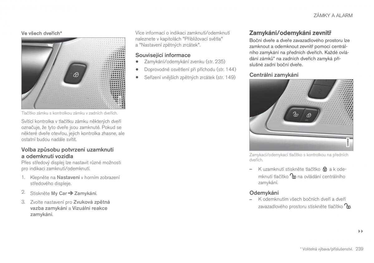 Volvo XC60 II 2 navod k obsludze / page 241