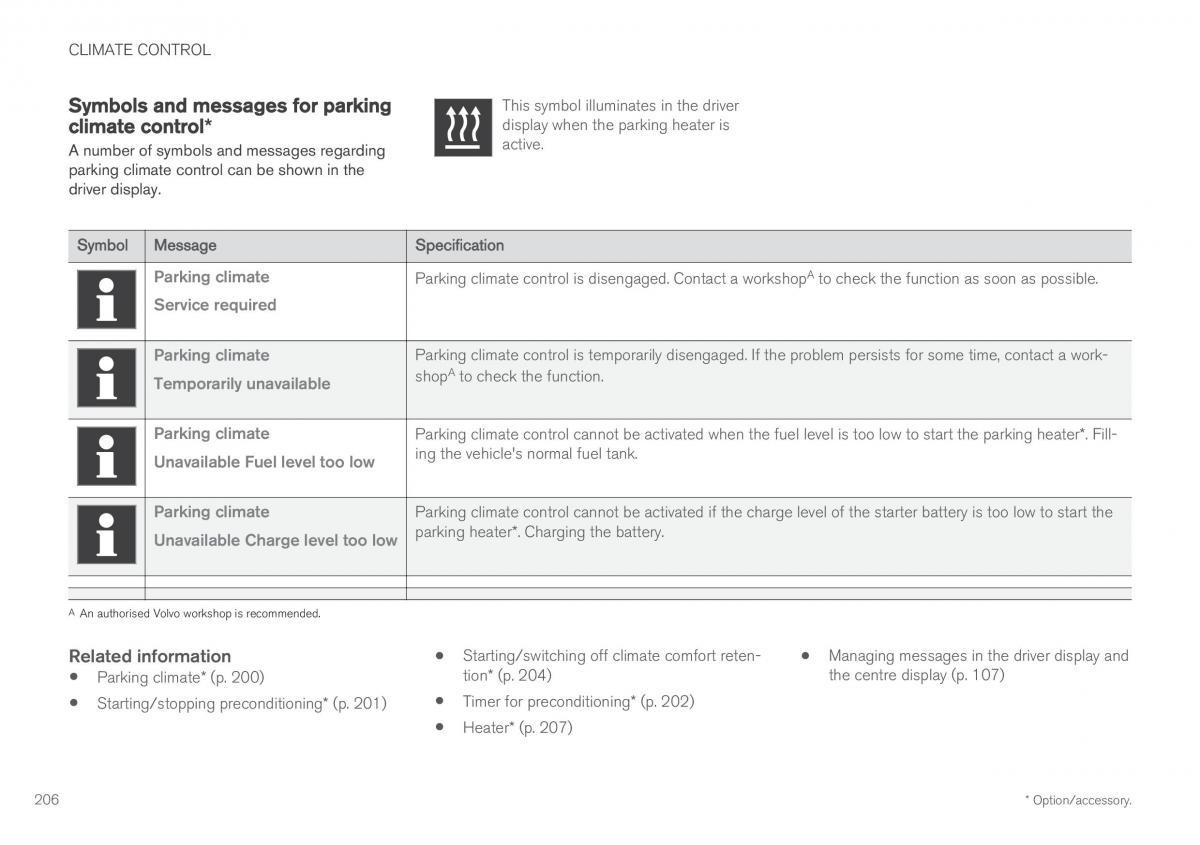 Volvo XC60 II 2 owners manual / page 208