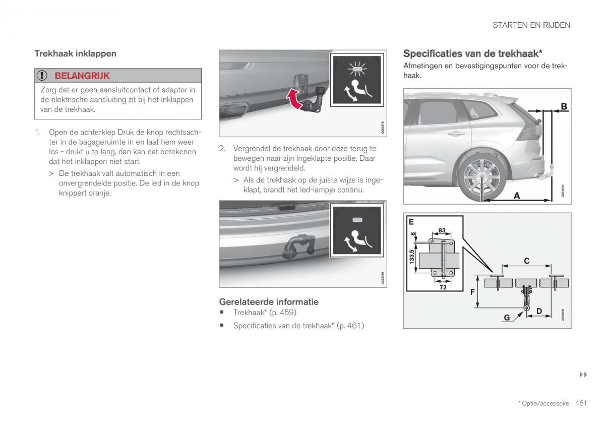 Volvo XC60 II 2 handleiding / page 463