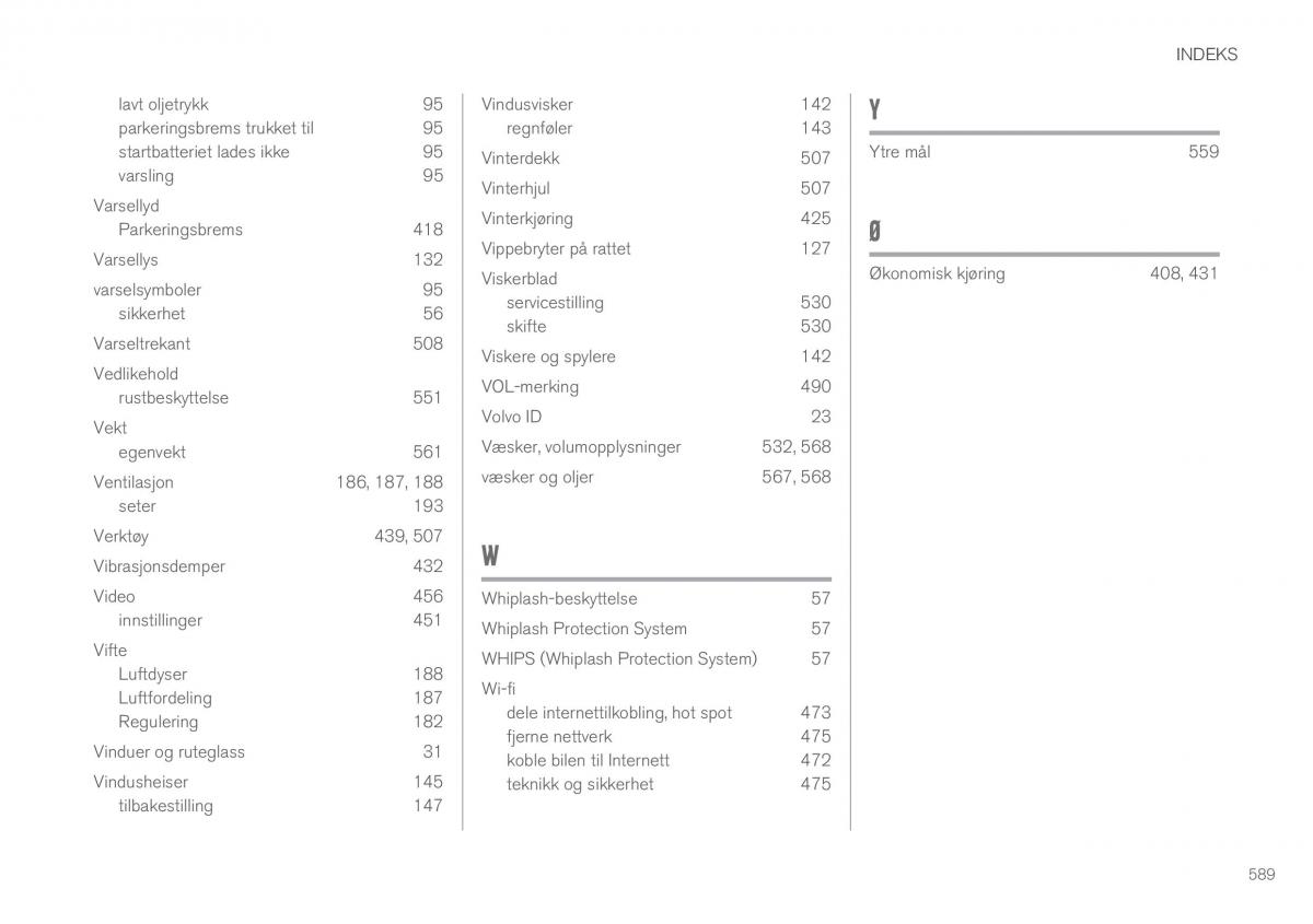 Volvo XC60 II 2 bruksanvisningen / page 591