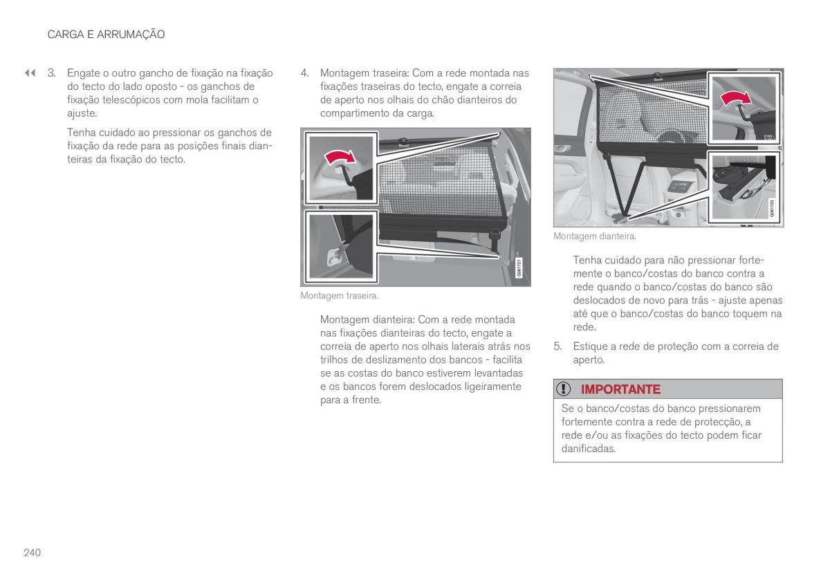 Volvo XC60 II 2 manual del propietario / page 242