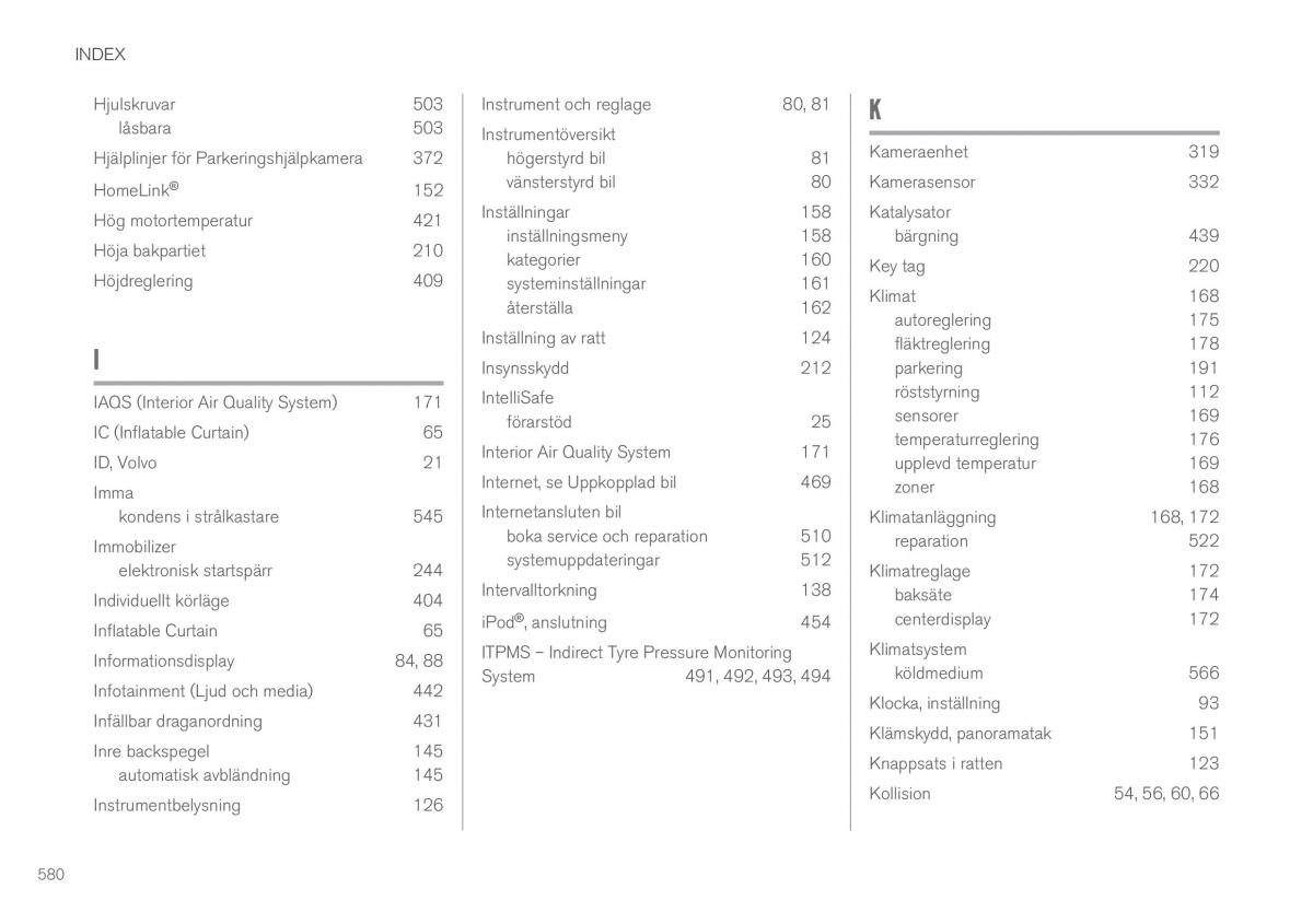 Volvo XC60 II 2 instruktionsbok / page 582