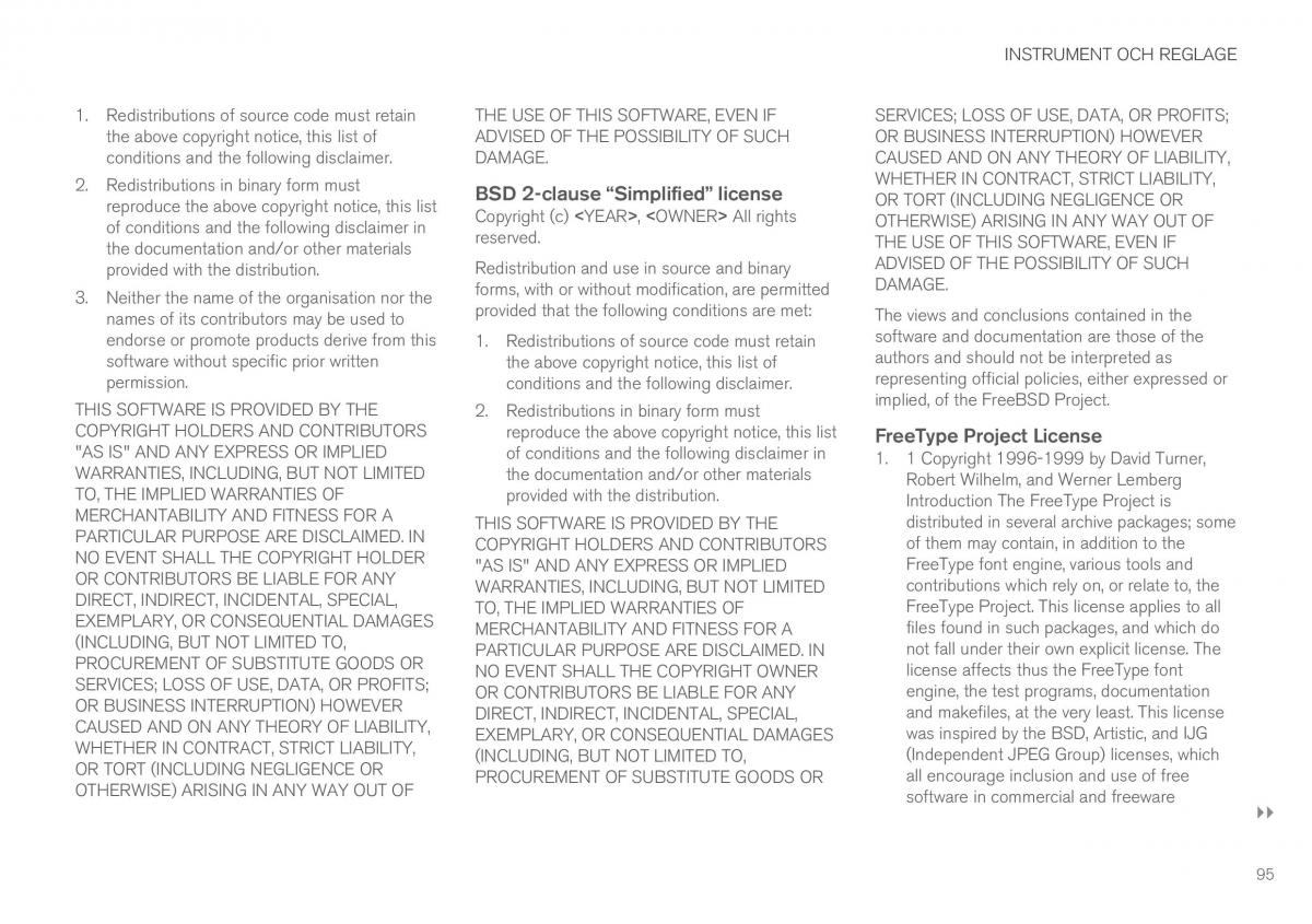 Volvo XC60 II 2 instruktionsbok / page 97