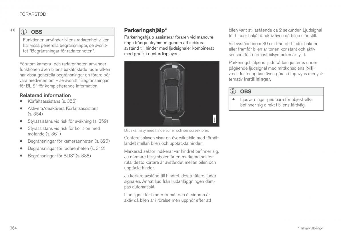 Volvo XC60 II 2 instruktionsbok / page 366