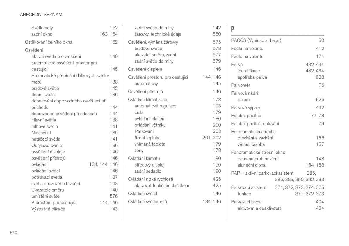 Volvo XC40 navod k obsludze / page 642