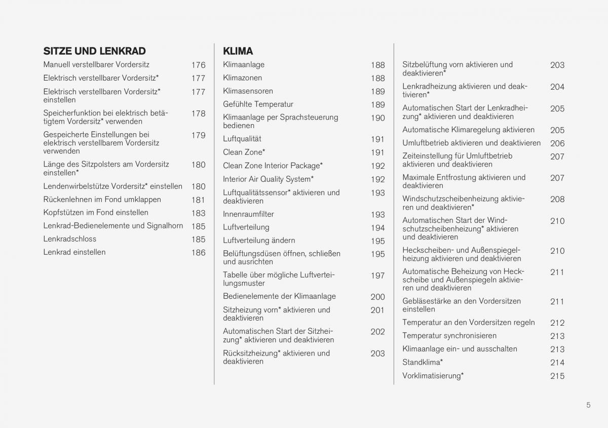 Volvo XC40 Handbuch / page 7