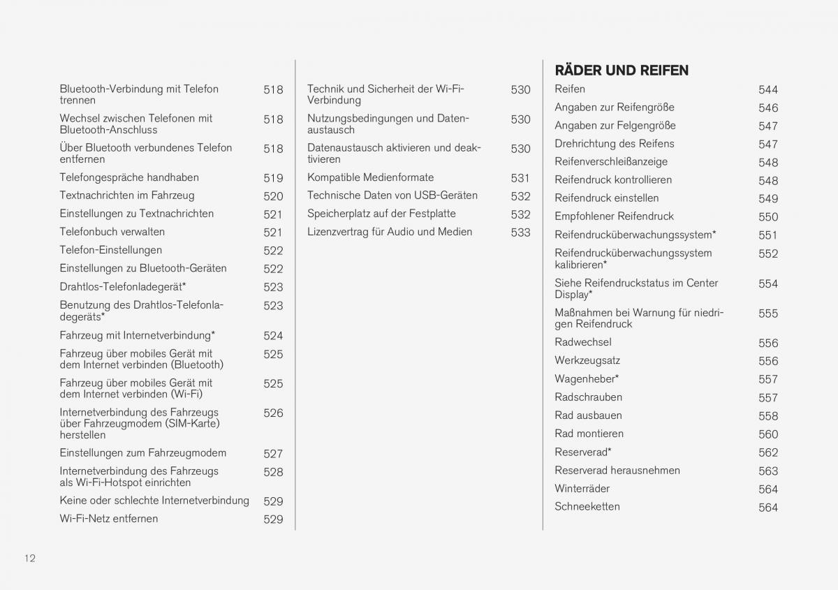 Volvo XC40 Handbuch / page 14