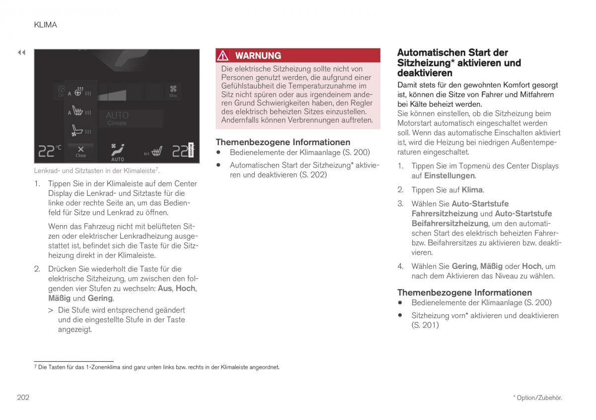 Volvo XC40 Handbuch / page 204