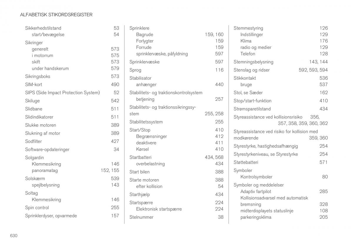 Volvo XC40 Bilens instruktionsbog / page 632