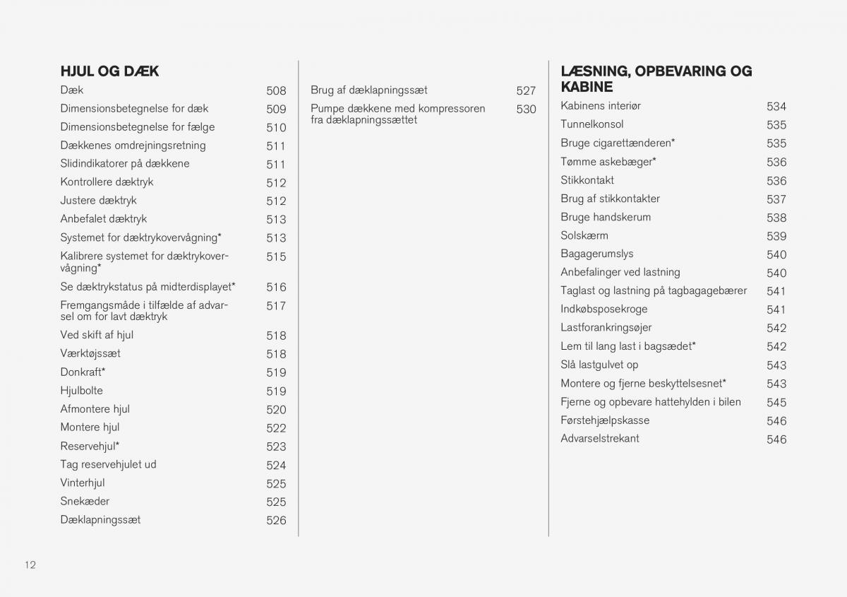 Volvo XC40 Bilens instruktionsbog / page 14