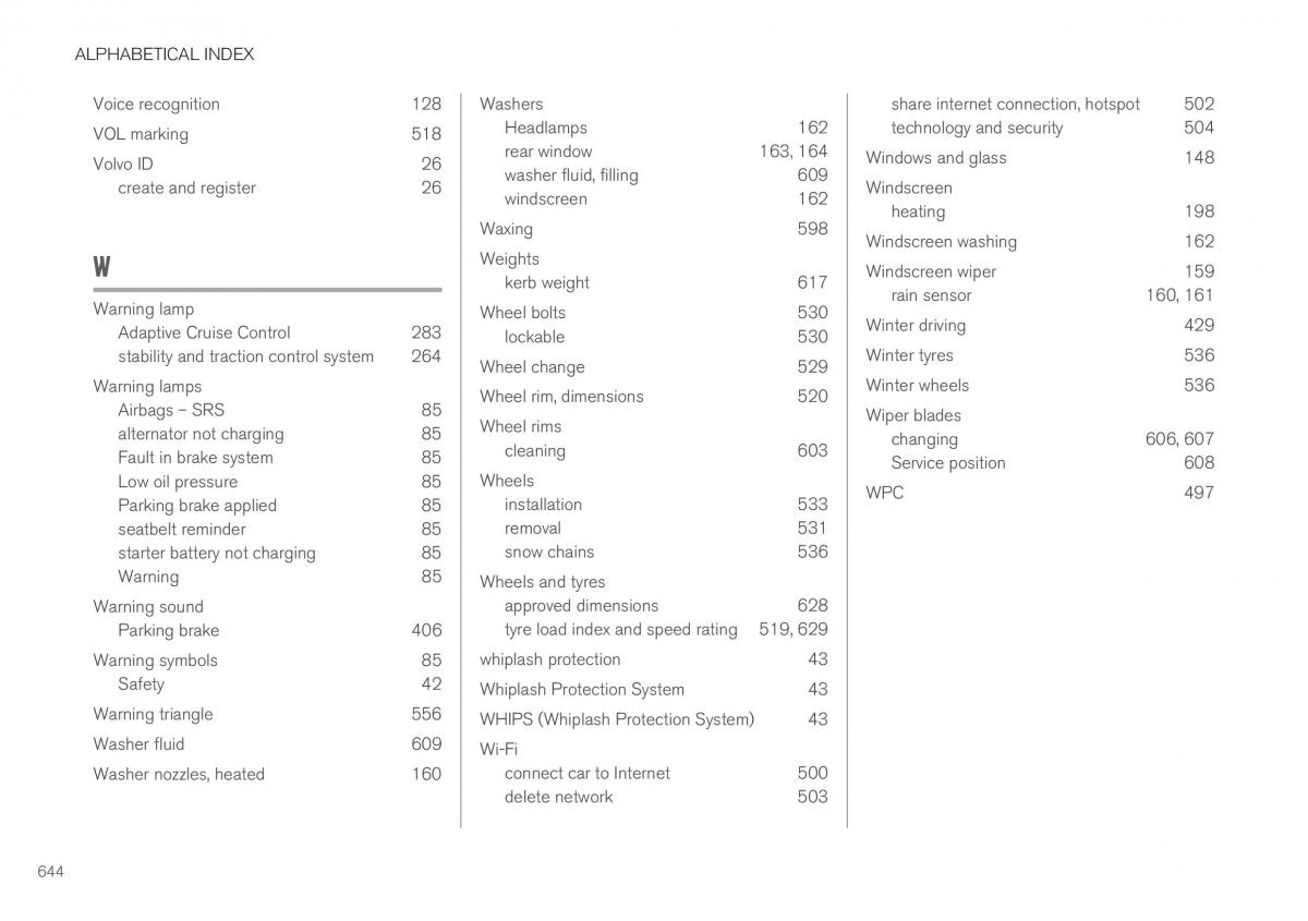 Volvo XC40 owners manual / page 646