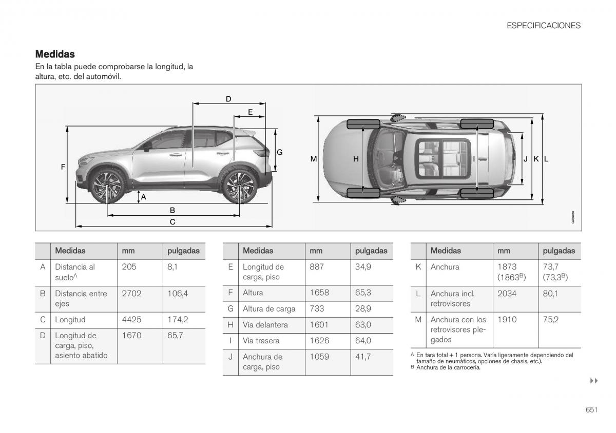 Volvo XC40 manual del propietario / page 653
