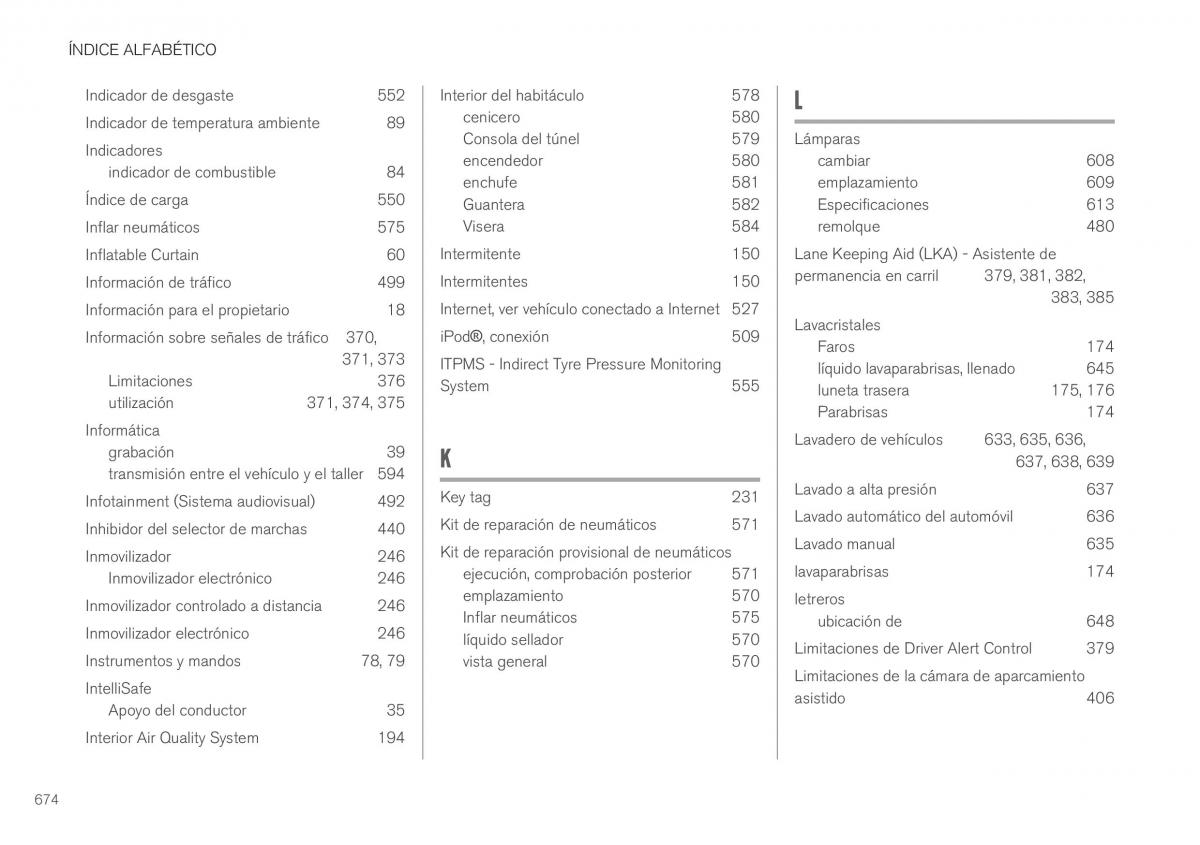 Volvo XC40 manual del propietario / page 676