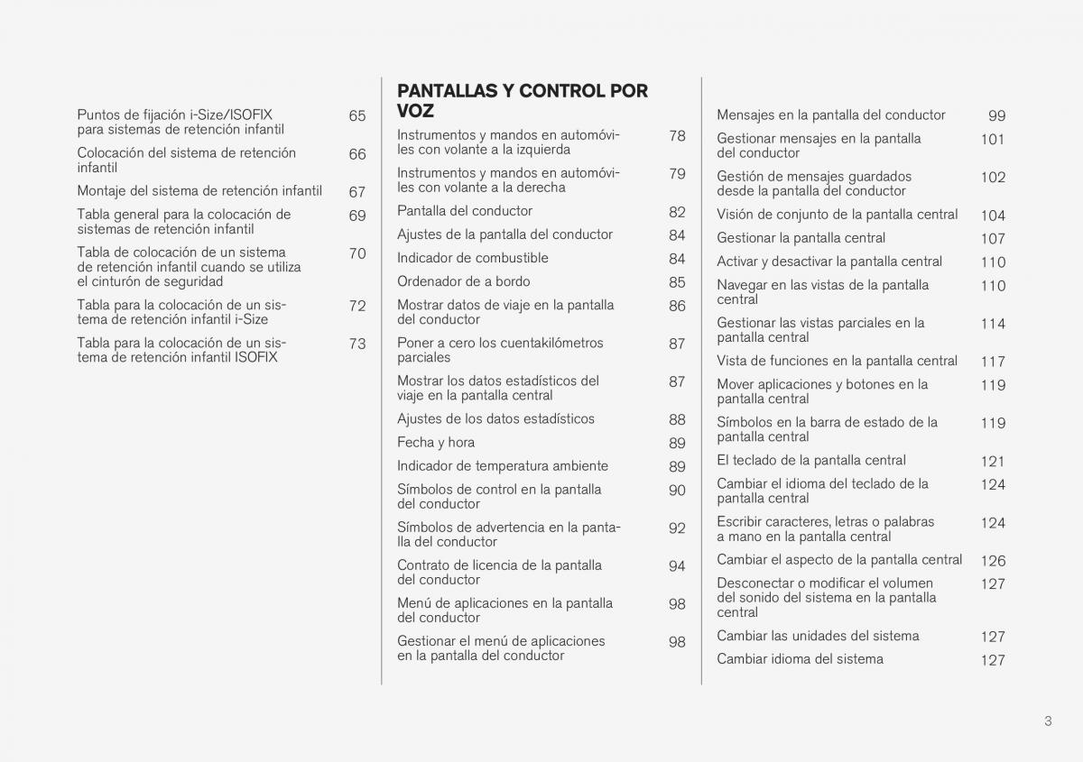 Volvo XC40 manual del propietario / page 5