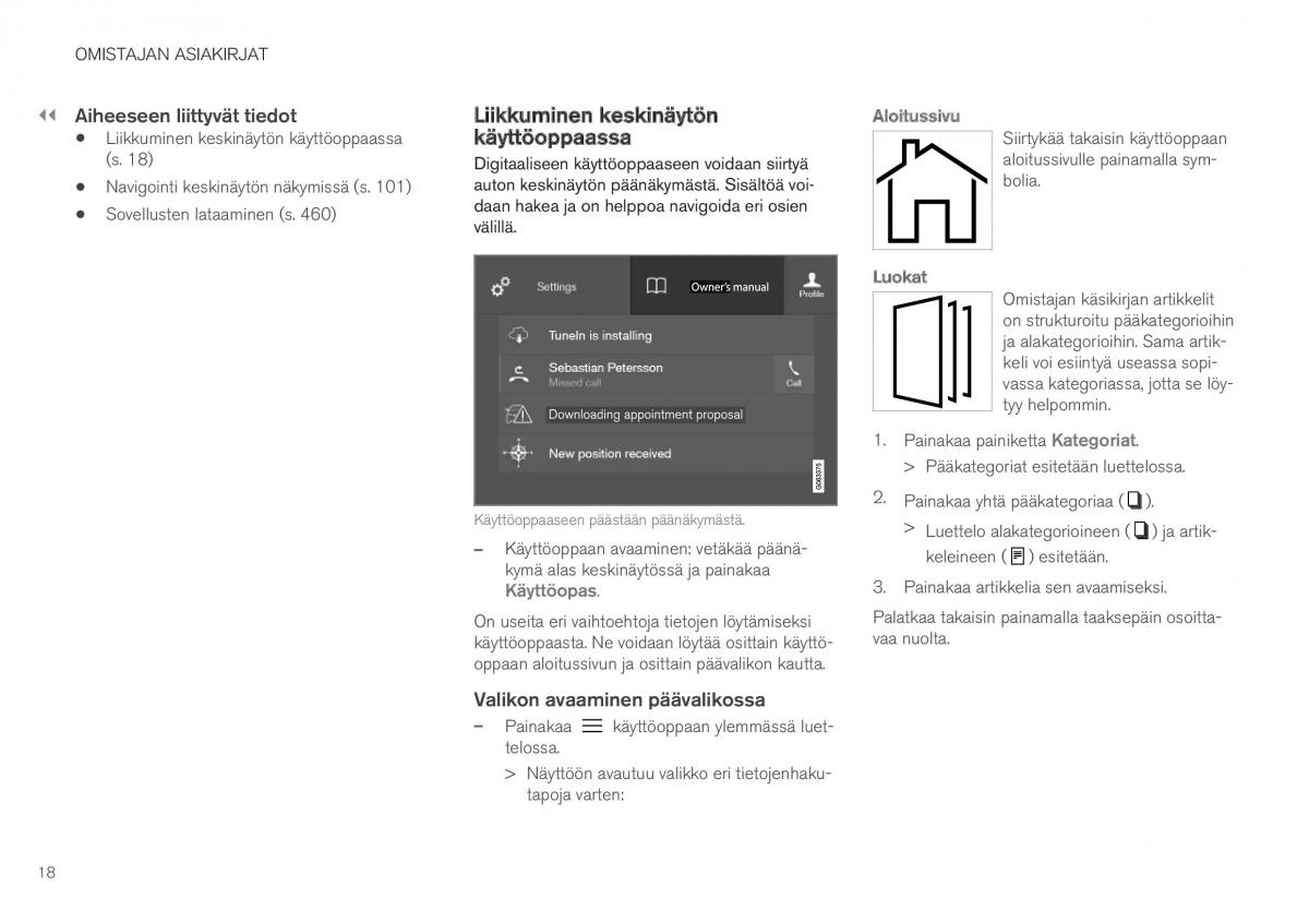 Volvo XC40 omistajan kasikirja / page 20