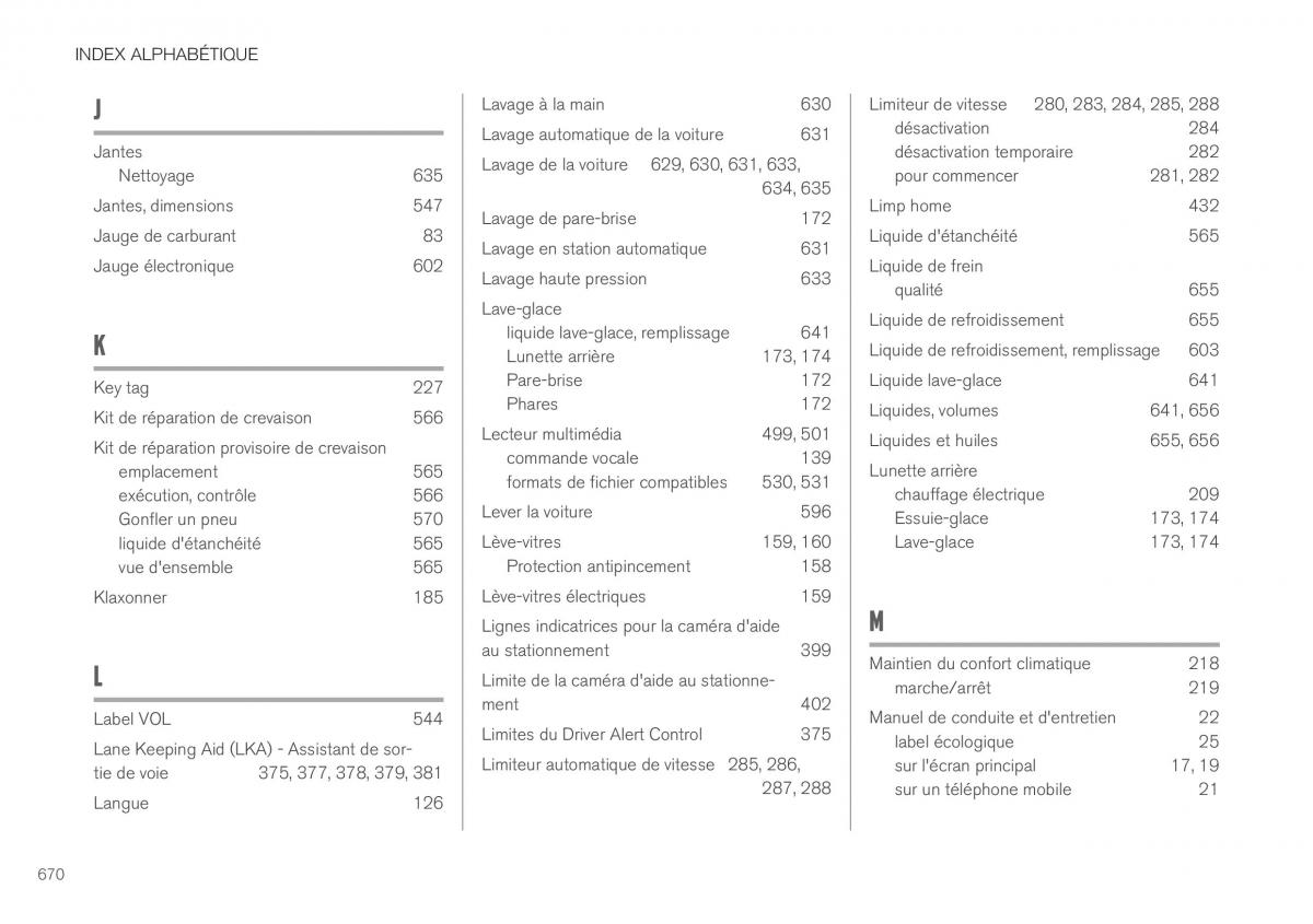 Volvo XC40 manuel du proprietaire / page 672