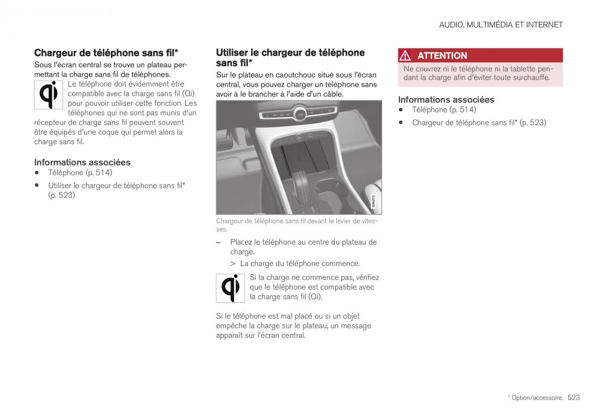 Volvo XC40 manuel du proprietaire / page 525