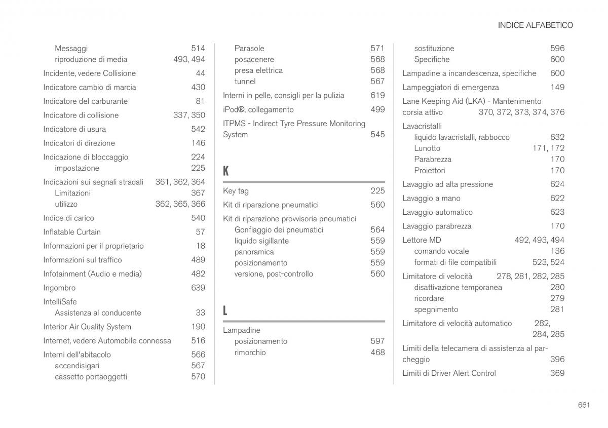 Volvo XC40 manuale del proprietario / page 663