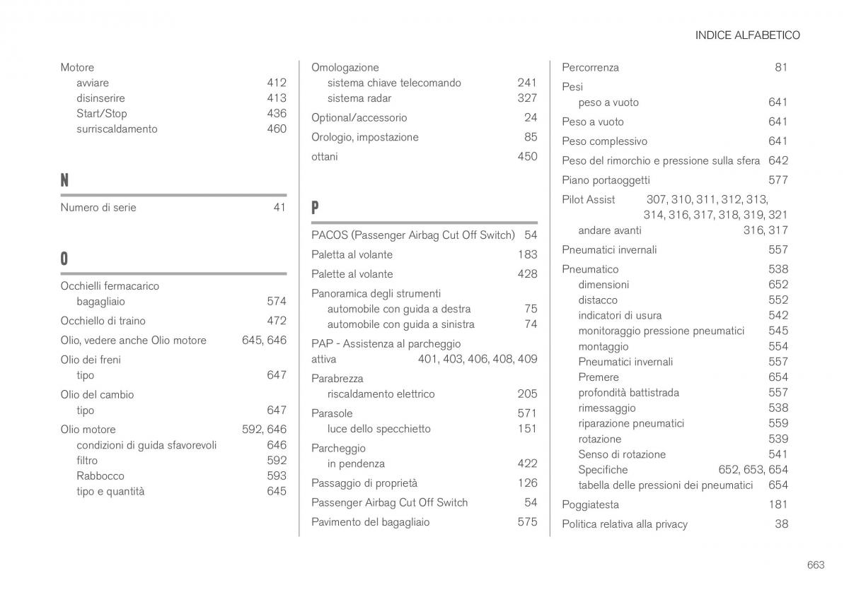 Volvo XC40 manuale del proprietario / page 665