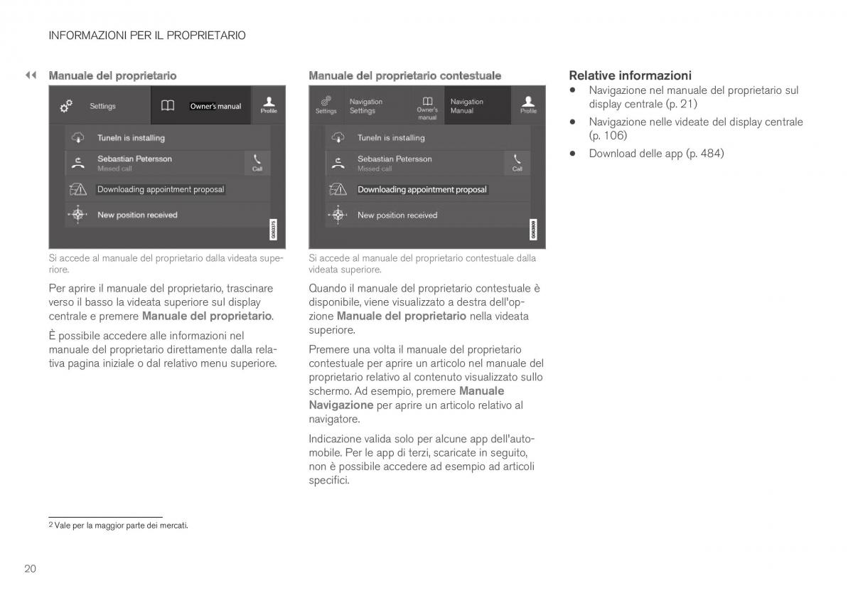 Volvo XC40 manuale del proprietario / page 22