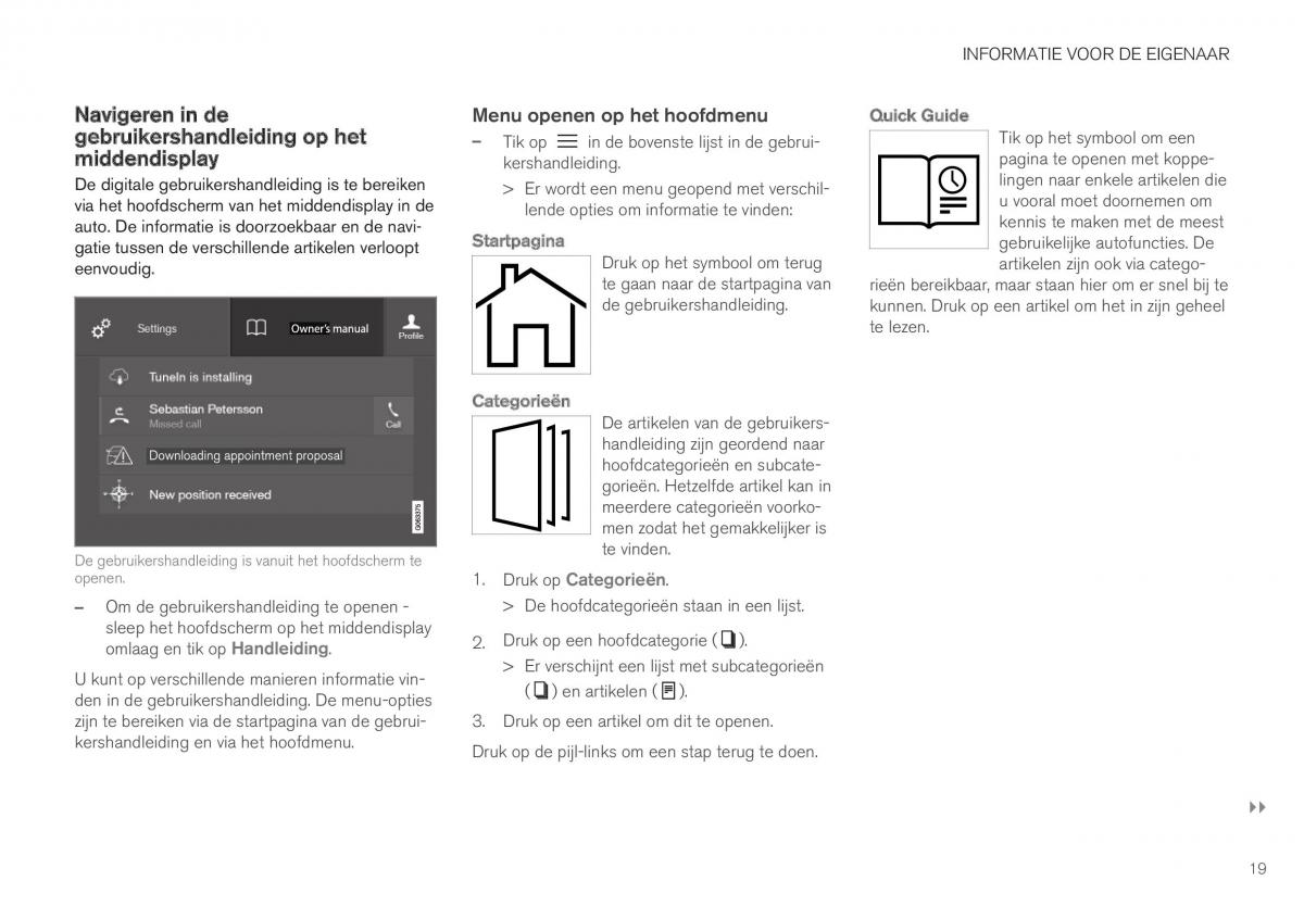 manual Volvo XC40 handleiding / page 21