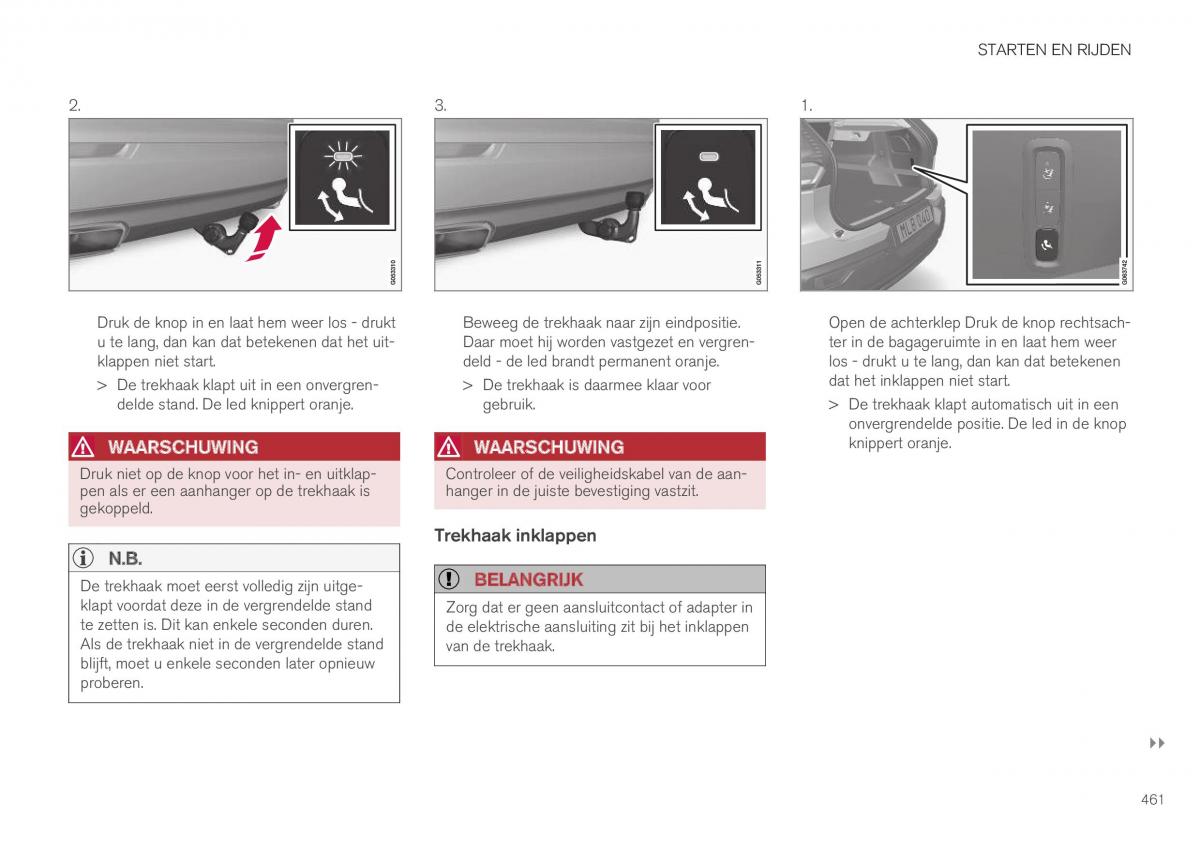 manual Volvo XC40 handleiding / page 463