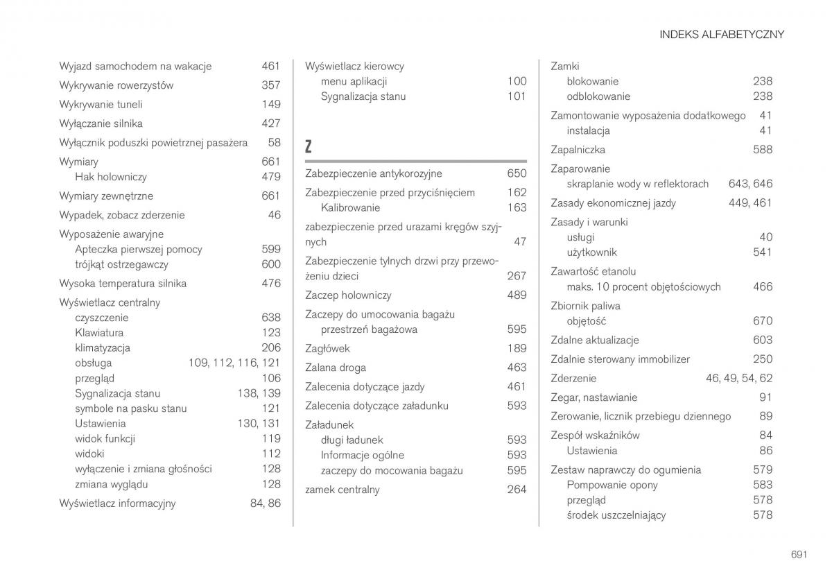 Volvo XC40 instrukcja obslugi / page 693