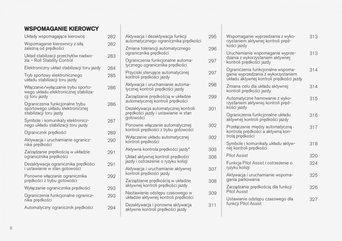 Volvo XC40 instrukcja obslugi / page 10