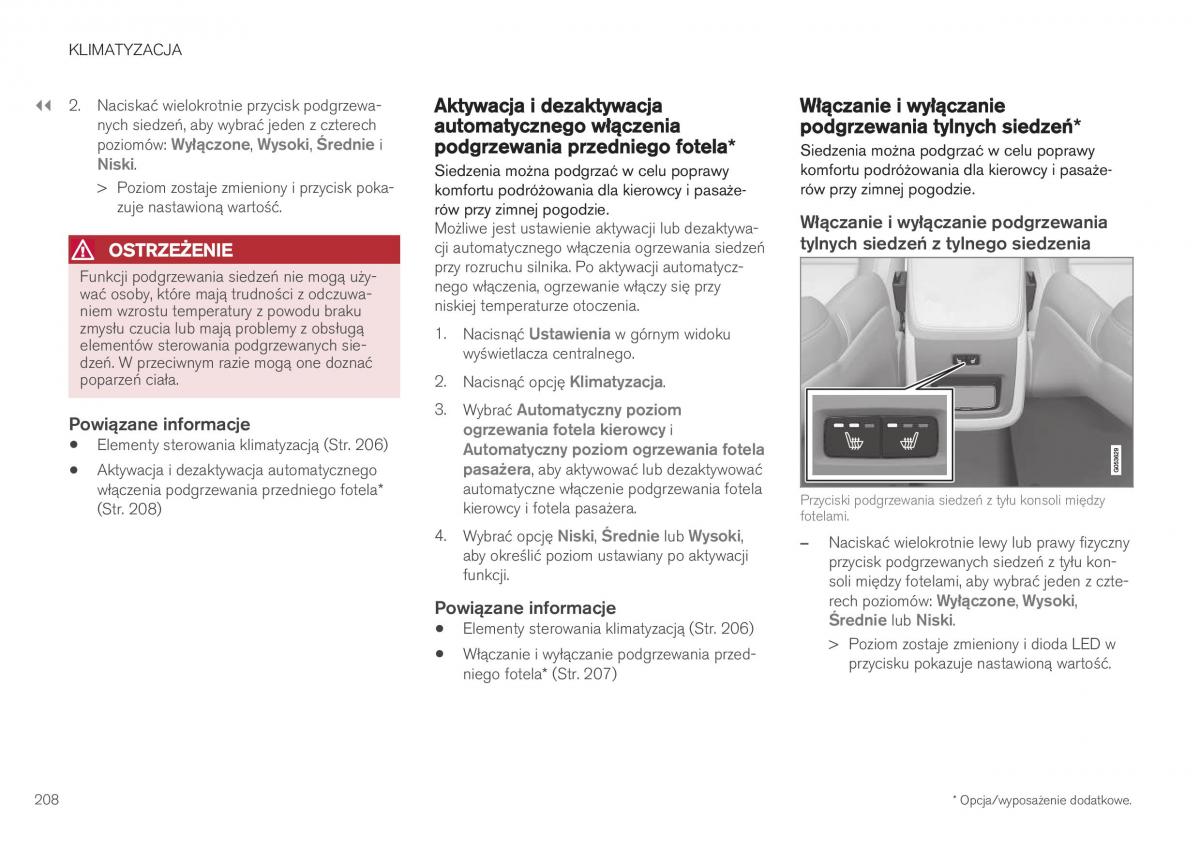 Volvo XC40 instrukcja obslugi / page 210