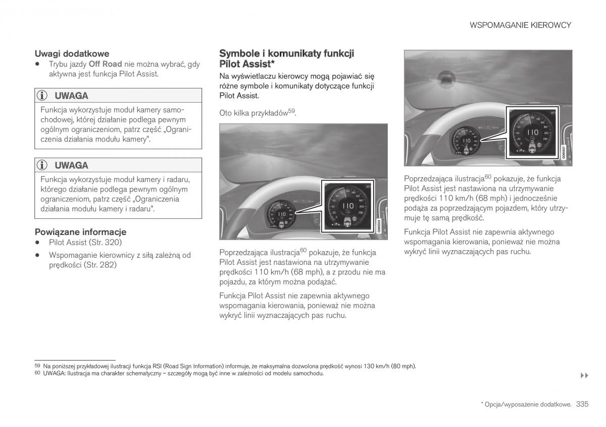 Volvo XC40 instrukcja obslugi / page 337