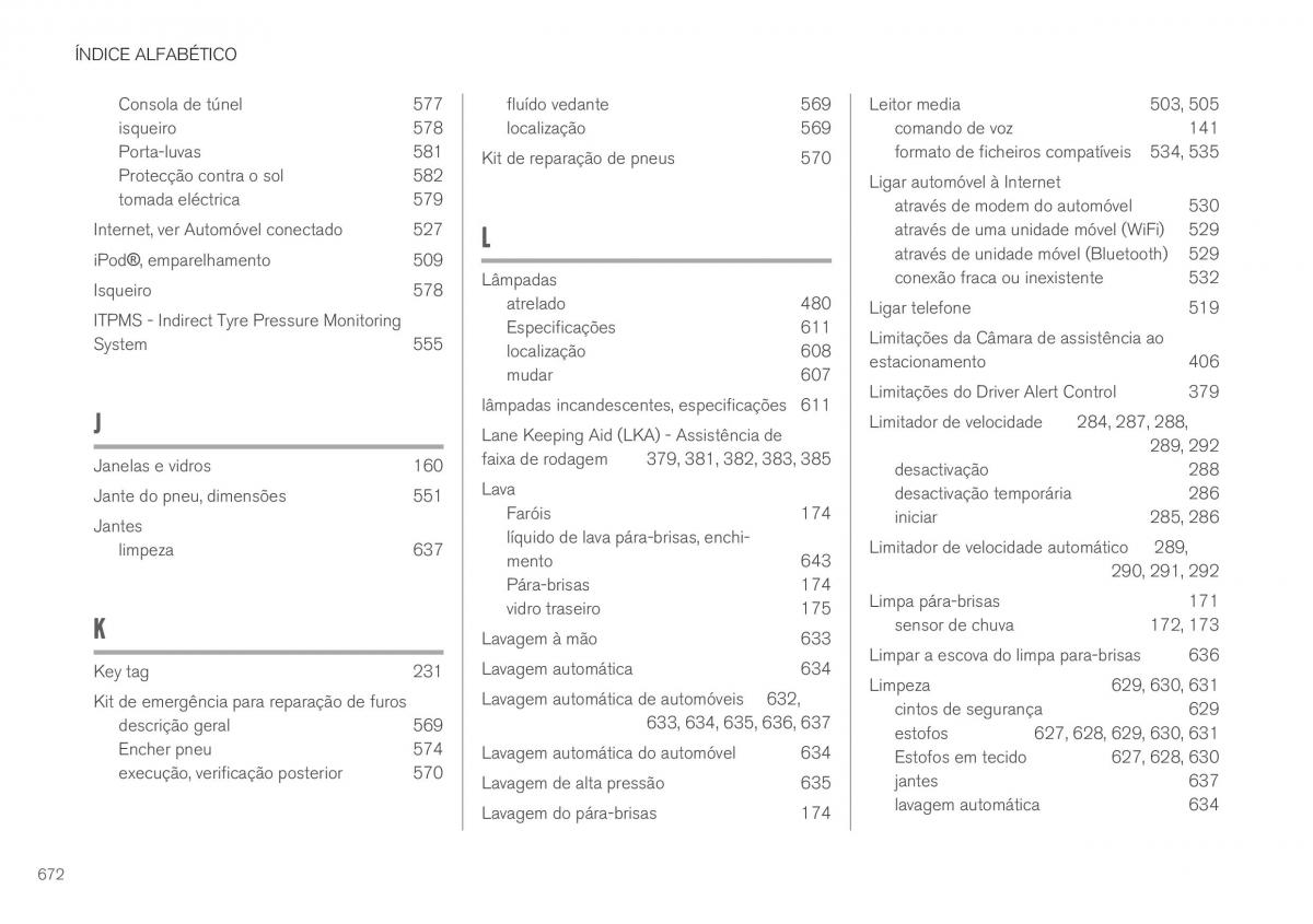 Volvo XC40 manual del propietario / page 674