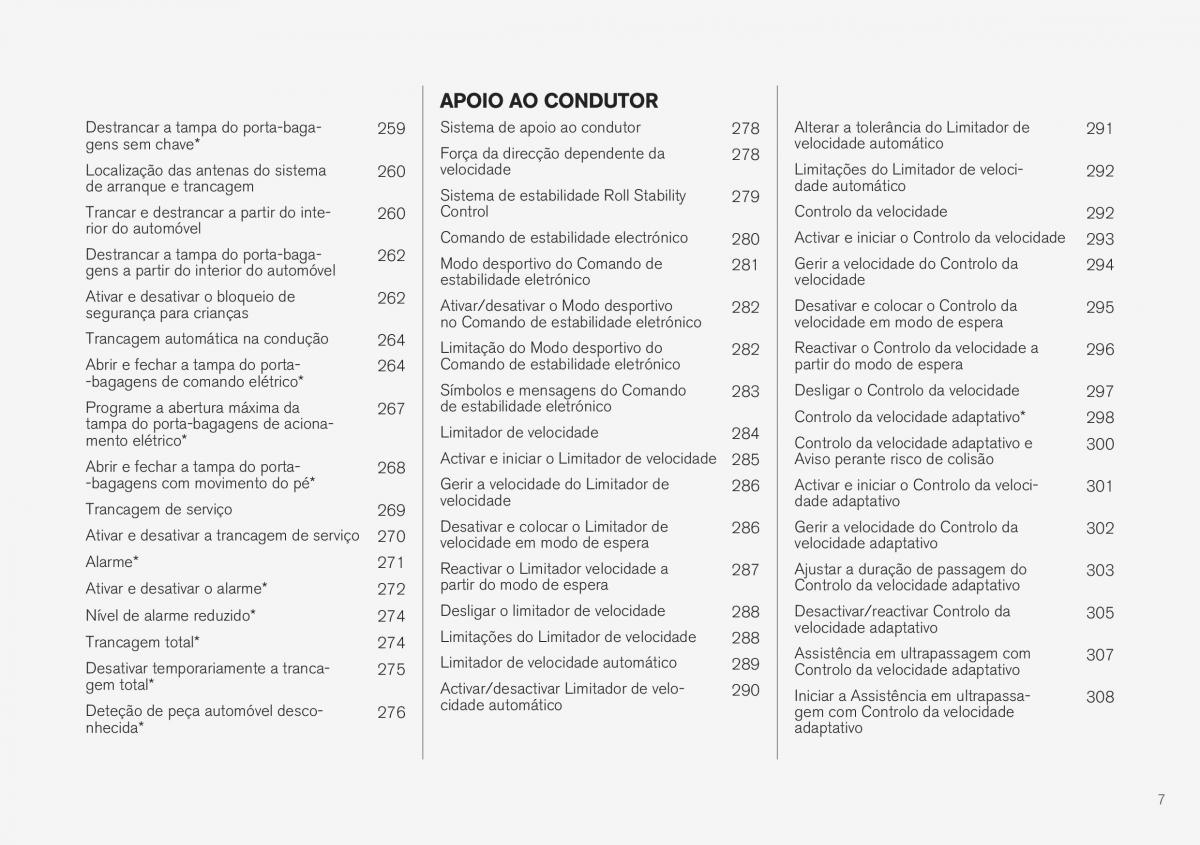 Volvo XC40 manual del propietario / page 9