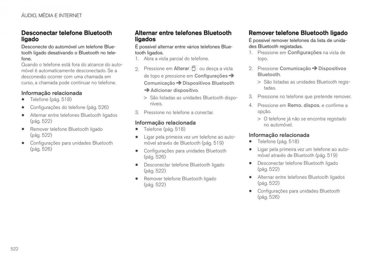 Volvo XC40 manual del propietario / page 524