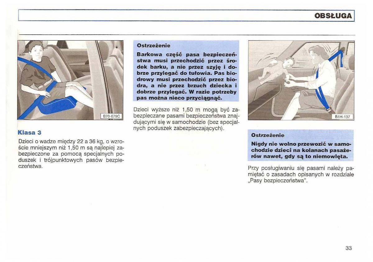 VW Polo III 3 instrukcja obslugi / page 35