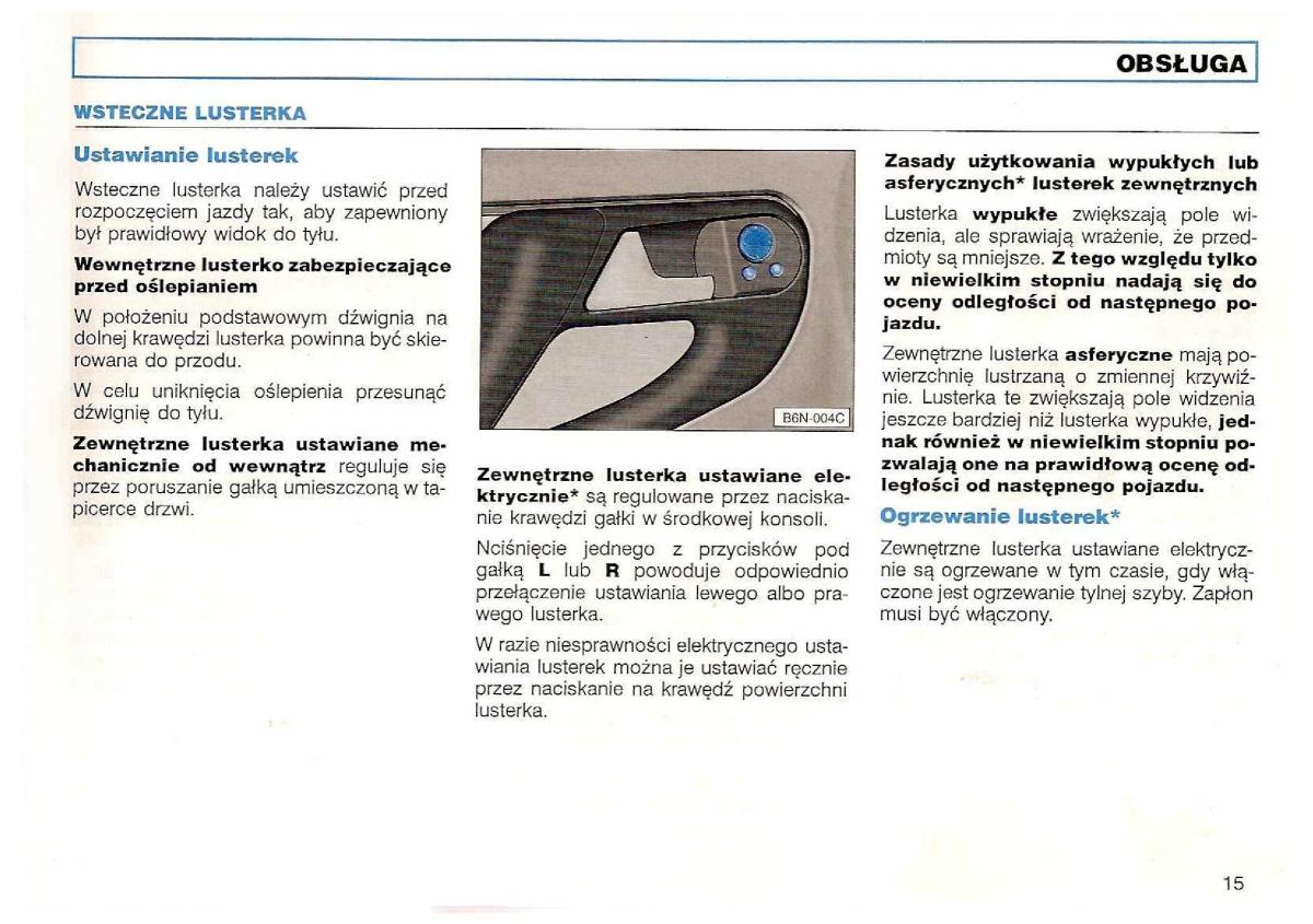 VW Polo III 3 instrukcja obslugi / page 17