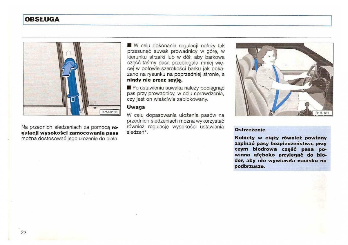 VW Polo III 3 instrukcja obslugi / page 24
