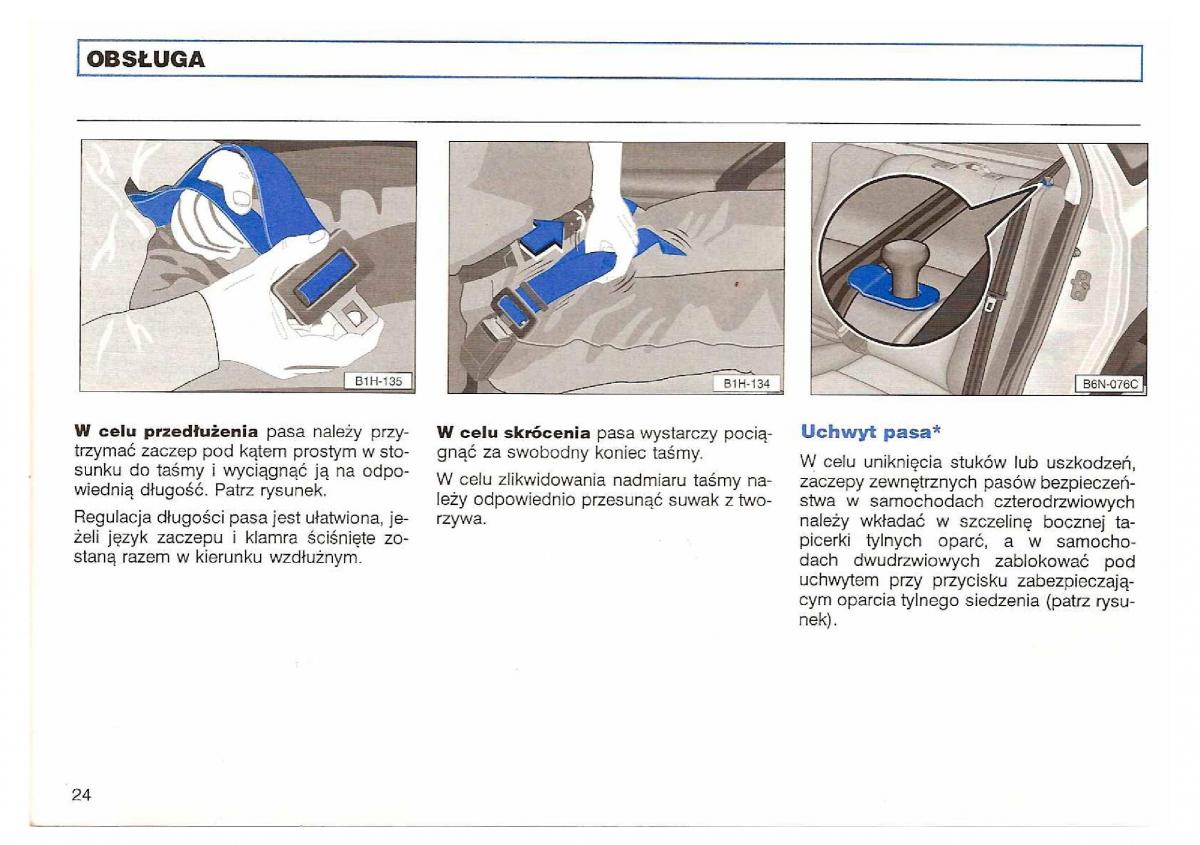 VW Polo III 3 instrukcja obslugi / page 26