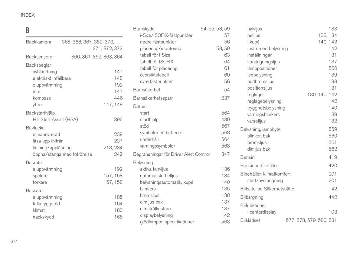  Volvo XC40 Volvo XC40 instruktionsbok / page 616