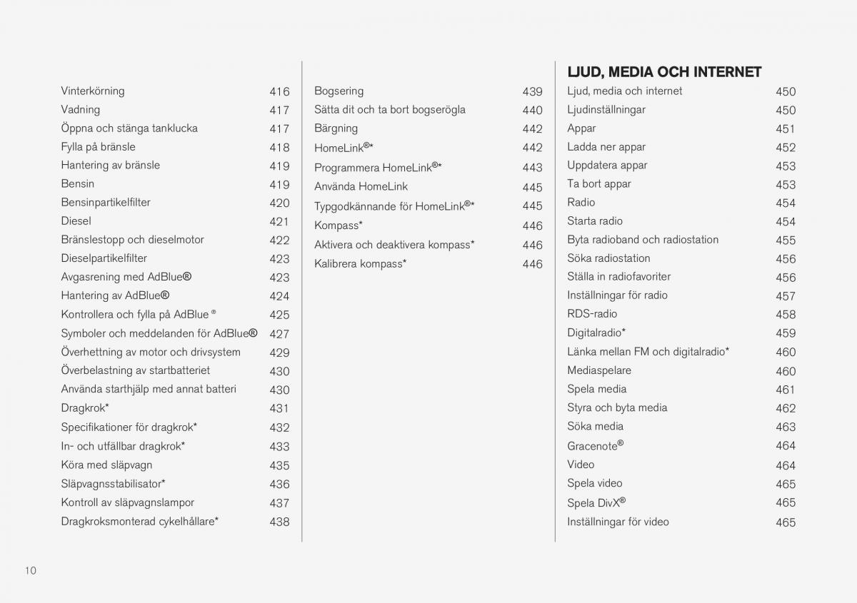 Volvo XC40 instruktionsbok / page 12