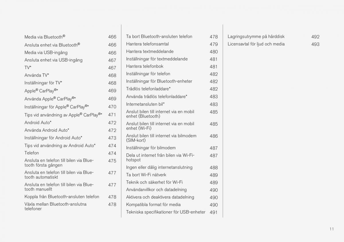 Volvo XC40 instruktionsbok / page 13