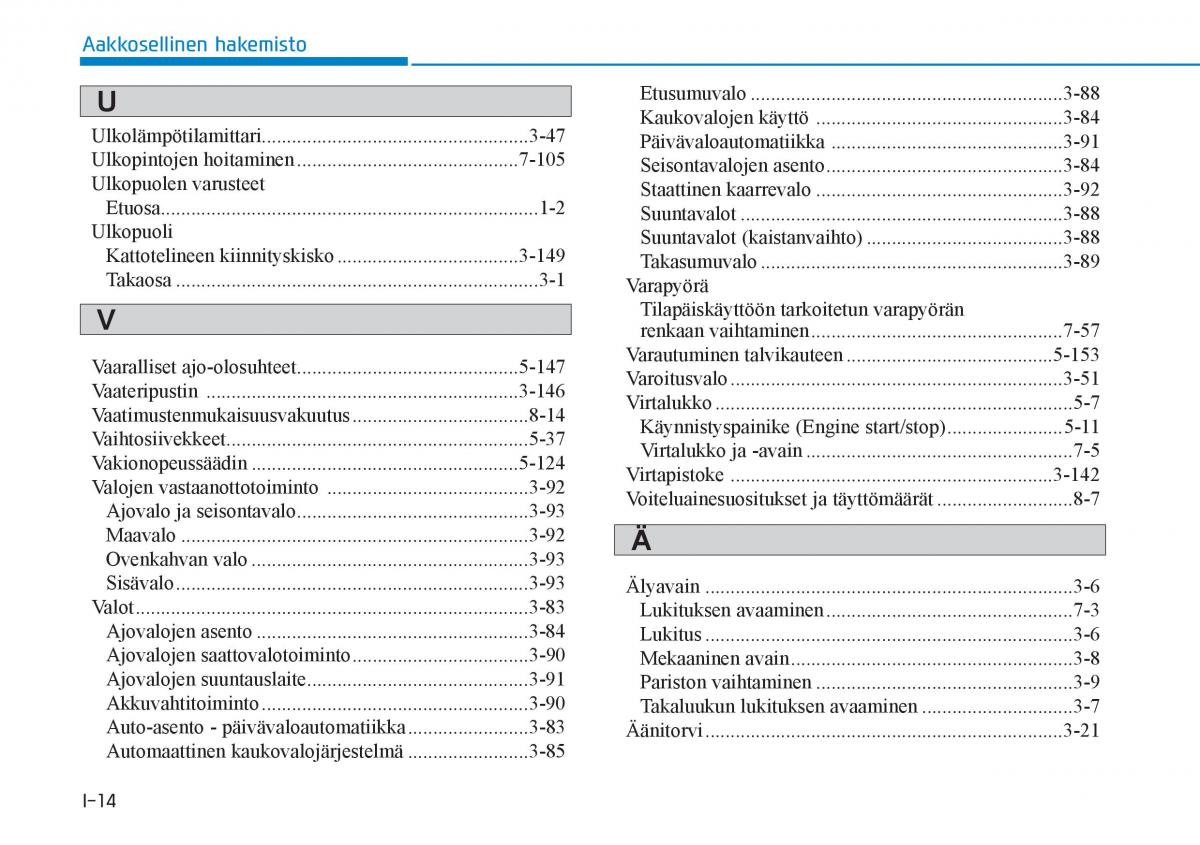 Hyundai i30 III 3 omistajan kasikirja / page 656