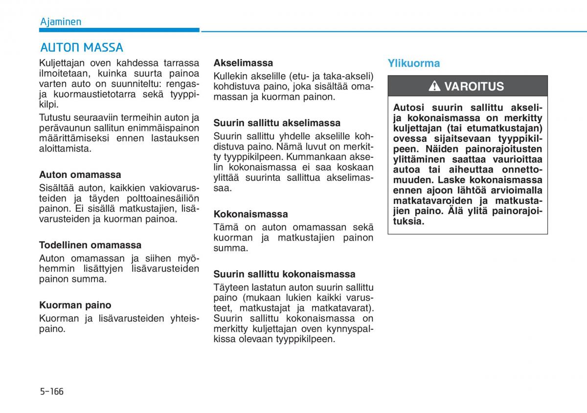 Hyundai i30 III 3 omistajan kasikirja / page 470